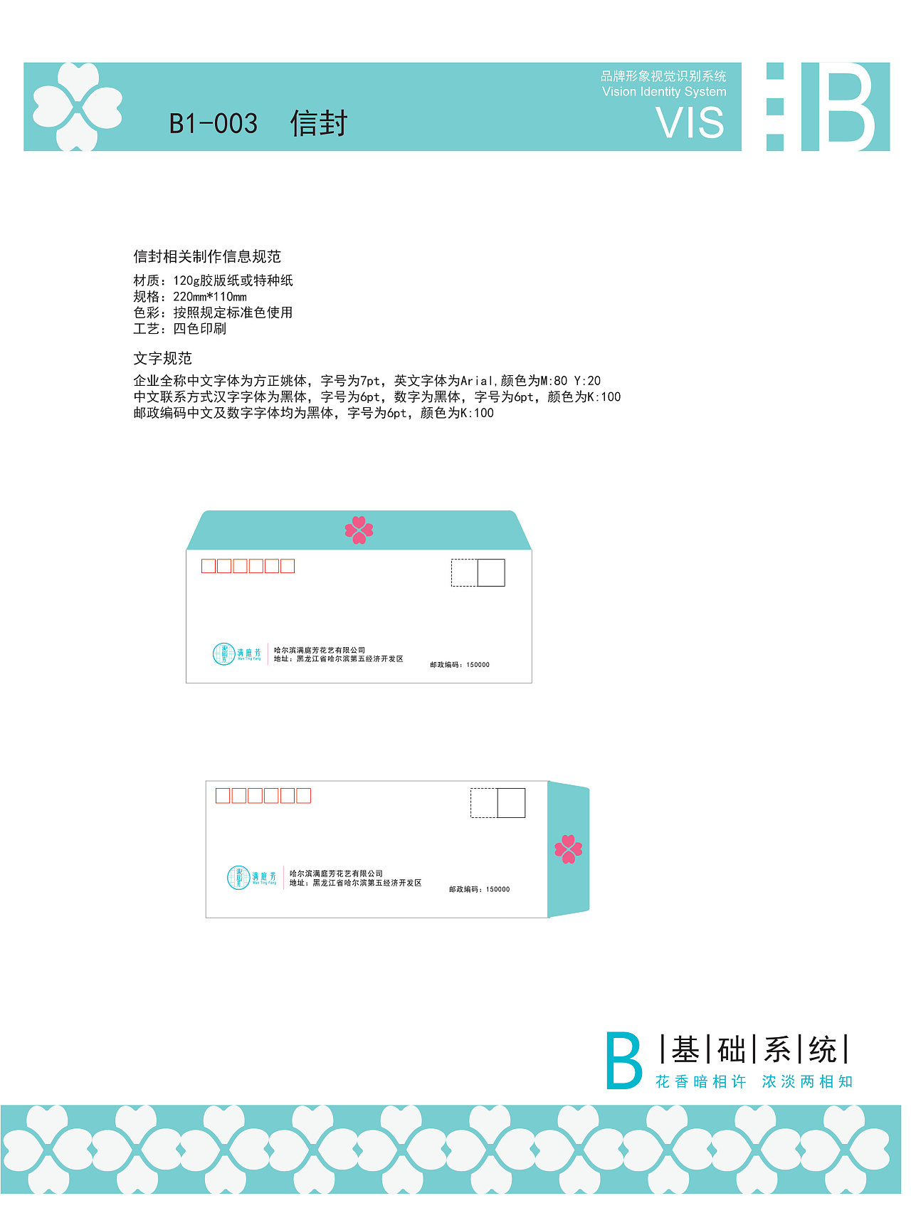 VI手冊應(yīng)用部分 滿庭芳花店視覺系統(tǒng)的數(shù)字廣告與場景化落地實踐